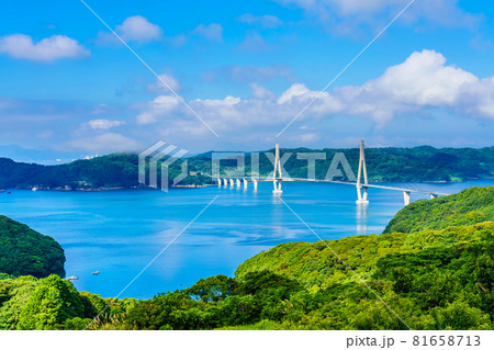 鷹島肥前大橋　【長崎県松浦市鷹島】 81658713