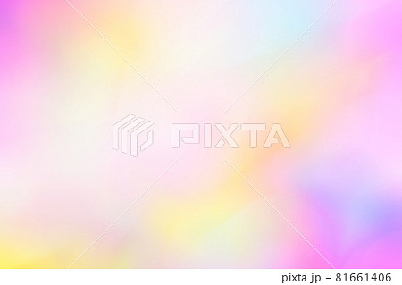 カラフルな抽象的背景　ふんわりとした　玉ボケ・丸ボケ　 81661406