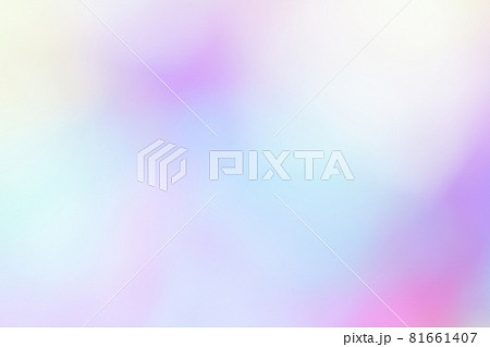 青・紫色系の抽象的背景　ふんわりとした　玉ボケ・丸ボケ　 81661407
