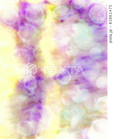 カラーインク 紫と黄色の滲みテクスチャのイラスト素材