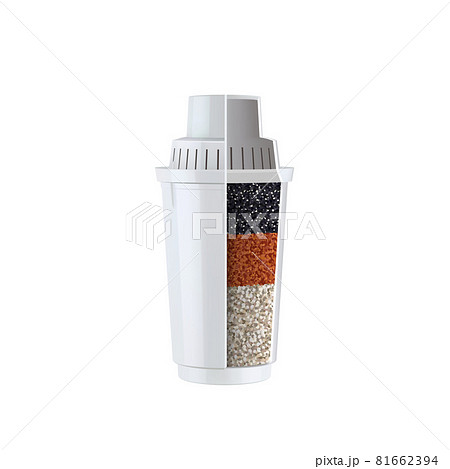 Water Filter Cartridge Layers For Cleanse Vector 81662394