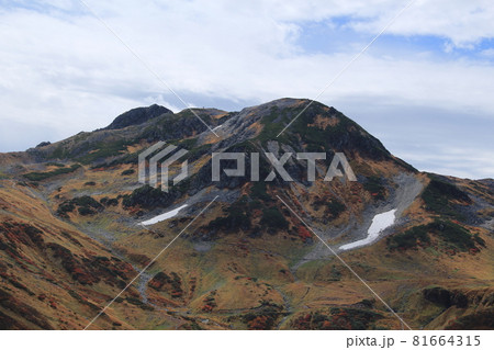 風景・登山・紅葉の立山連峰 81664315