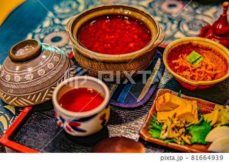 テーブルフォト・茶粥 81664939