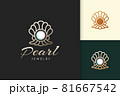 Luxury pearl logo represent jewelry or gem fit for hotel or restaurant 81667542