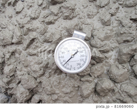 SEREMBAN, MALAYSIA -DECEMBER 18, 2014: Devices used to test the temperature of the concrete 81669060