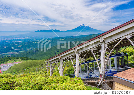 （静岡県）初夏の箱根十国峠から、富士山 81670507