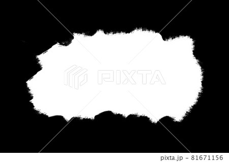 Black and white paper frame, blank for inscription. Black and white paper frame, blank for inscription. 81671156