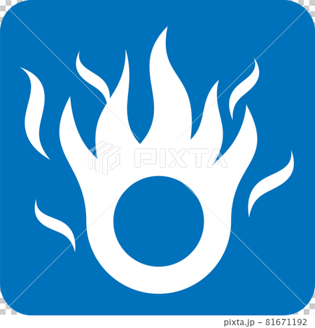 Pictogram of flame 81671192