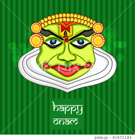 illustration of Indian Festival Onam background illustration of Indian Festival Onam background 81672183