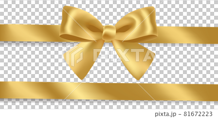 金絲帶矢量圖的框架背景（情人節、母親節、弓、xmas、X'mas 81672223