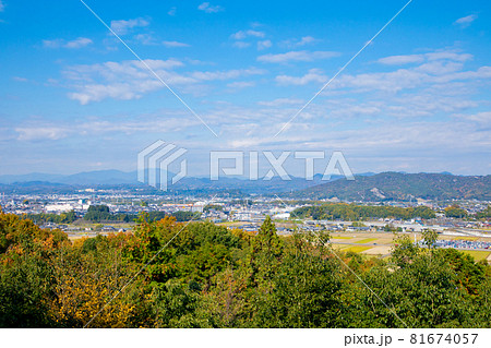 明智城址　明智光秀ゆかりの地　光秀像　岐阜県可児市 81674057