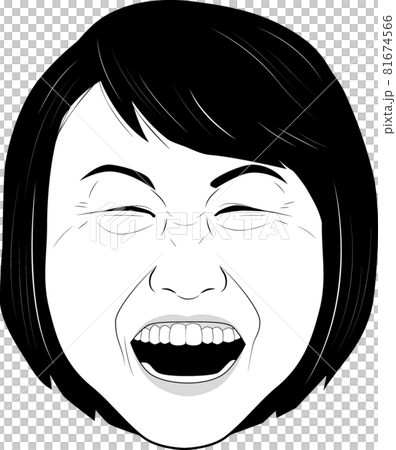 Senior woman with a smile ③ 81674566
