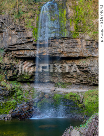 Henrhyd Falls (Sgwd Henrhyd) - Brecon Beacons National Park, Wales, United Kingdom Henrhyd Falls (Sgwd Henrhyd) - Brecon Beacons National Park, Wales, United Kingdom 81674643