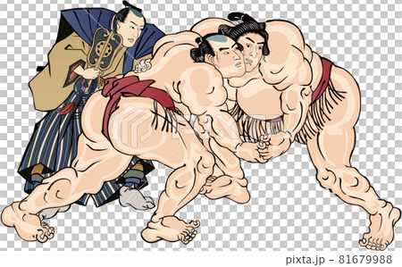 浮世絵　相撲取り　その47 81679988