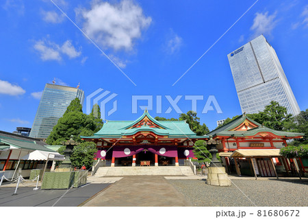 東京 千代田区永田町 日枝神社 本殿 東京 千代田区永田町 日枝神社 本殿 81680672