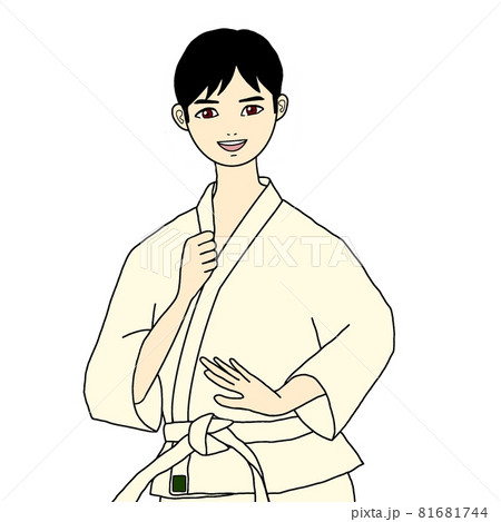 武道を学ぶ男性 81681744