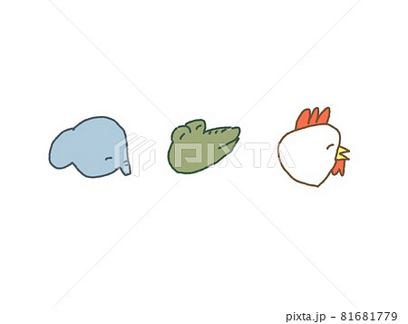 いろんな動物イラスト 81681779
