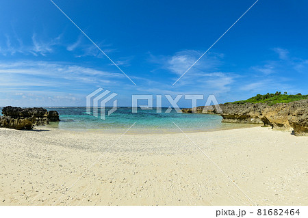 宮古島イムギャーコーラルビーチの美しい海の風景 81682464
