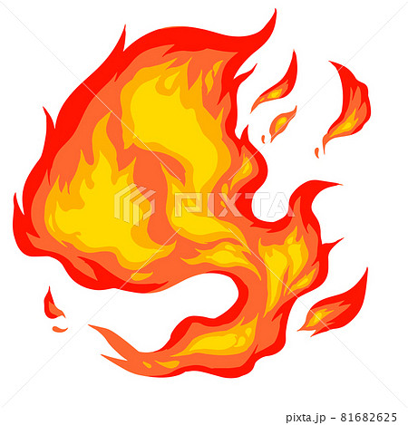 炎のエレメントのイラスト素材 [81682625] - PIXTA