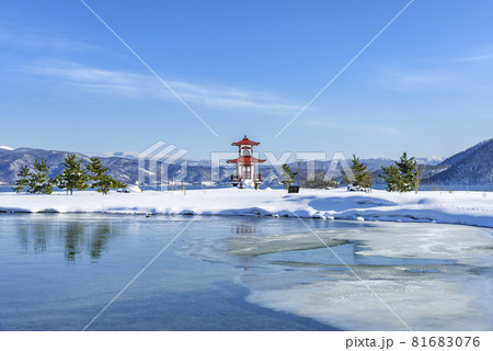 洞爺湖　浮見堂　洞爺湖町 81683076