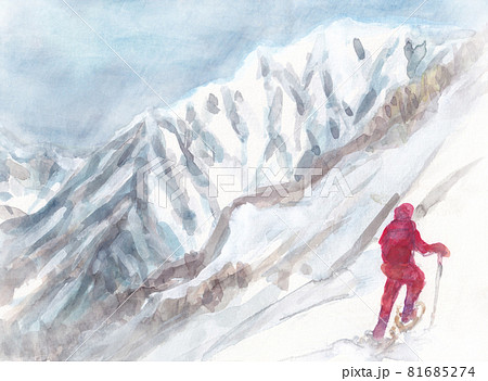 八海山女人堂から越後駒ヶ岳を望む【積雪】1月登山 81685274