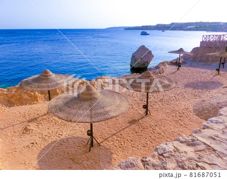 The sea and beach at Sharm El Sheikh 81687051