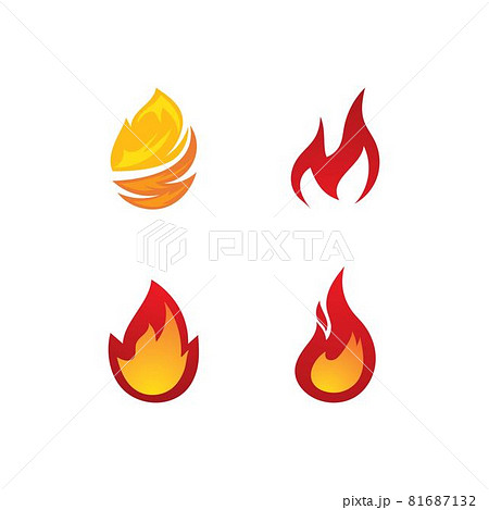 Fire flame Logo 81687132