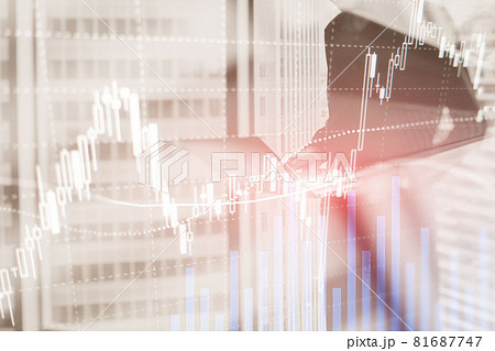 Abstract office background. Young traders Abstract office background. Young traders 81687747