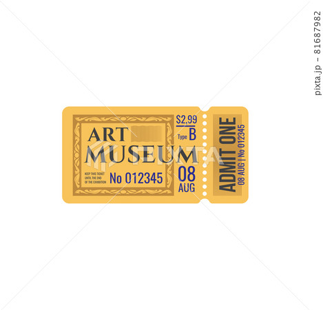Random ticket to art museum, historical exhibition Random ticket to art museum, historical exhibition 81687982