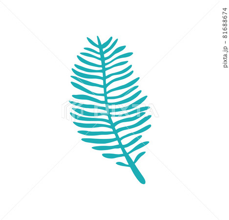 Sea galaxy coral isolated soft seaweed polyps icon 81688674