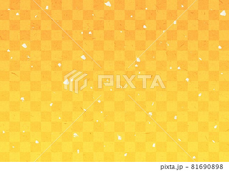 黄色格子柄 81690898