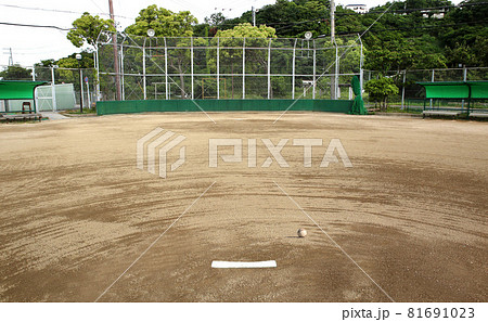 野球場のイメージ ピッチャーマウンド 野球場のイメージ ピッチャーマウンド 81691023