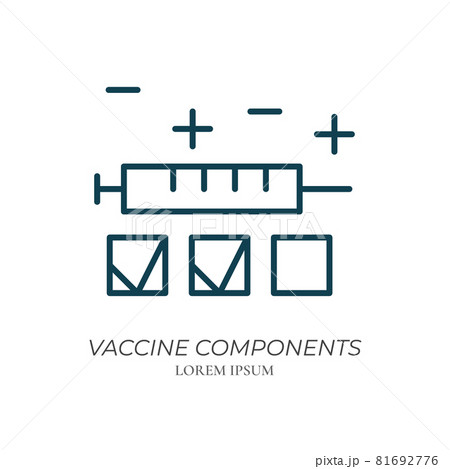 Vaccination and immunization logo icon. Symbol isolated Vaccination and immunization logo icon. Symbol isolated 81692776