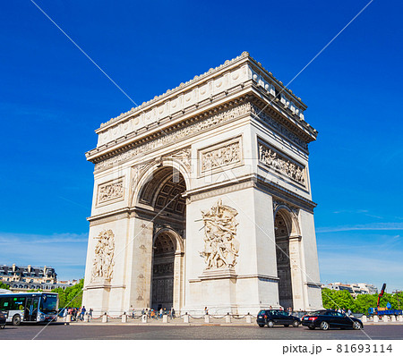 パリ　凱旋門 81693114