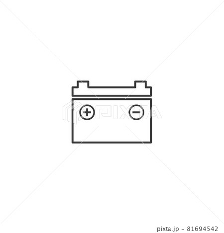 Car battery icon Car battery icon 81694542