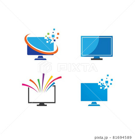 Monitor computer icon Monitor computer icon 81694589