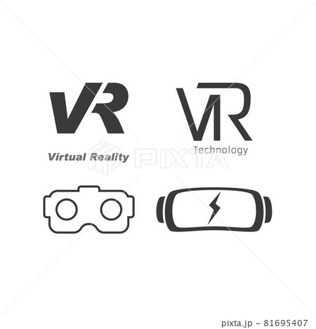 Virtual Reality logo and icon Virtual Reality logo and icon 81695407