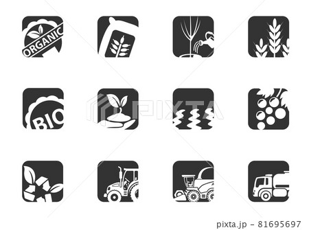 agricultural icon set agricultural icon set 81695697