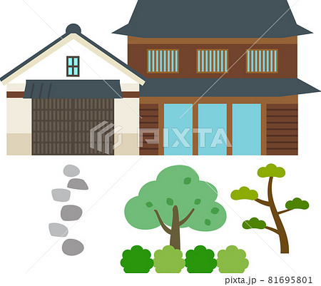 古民家、和風建築の建物 古民家、和風建築の建物 81695801