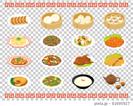 Chinese food set 81695927