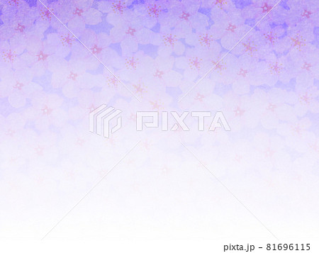 夜桜の幻想的なイメージ 上から下へ薄くなるグラデーション 背景素材 横 他色有りのイラスト素材