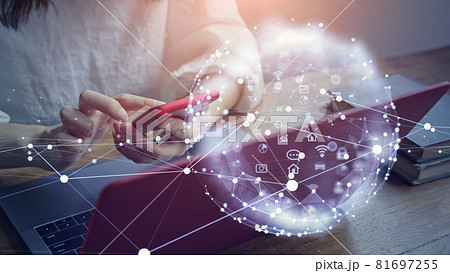 コミュニケーションネットワーク　IoT　ICT 81697255