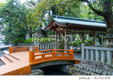 大井神社（静岡県島田市大井町） 大井川の恩恵に感謝し水害の無いことを祈って建立された神社 81702309