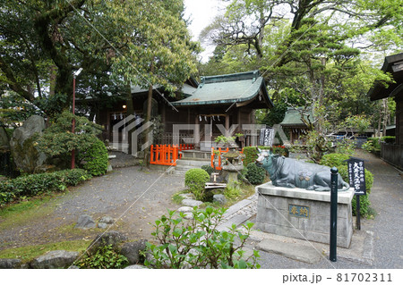 大井天満宮　大井神社（静岡県島田市大井町） 大井川の恩恵に感謝し水害の無いことを祈って建立された神社 81702311