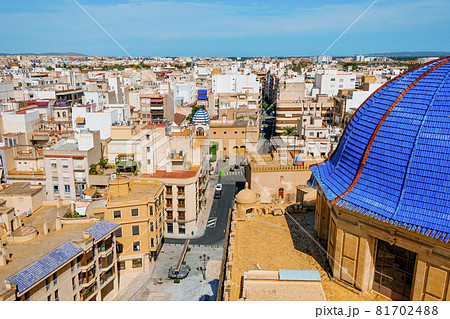 aerial veiw of Elche and dome of St Mary Basilica aerial veiw of Elche and dome of St Mary Basilica 81702488