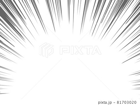 漫画風放射状イラスト 81703020