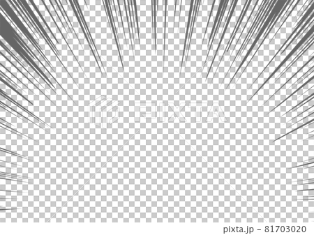 漫画風放射状イラスト 81703020