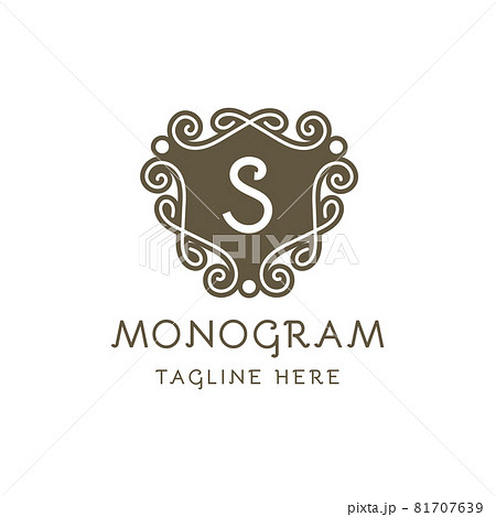 monogram luxury Logo vector template for Restaurant Royalty Boutique Cafe Hotel Jewelry Fashion. monogram luxury Logo vector template for Restaurant Royalty Boutique Cafe Hotel Jewelry Fashion. 81707639