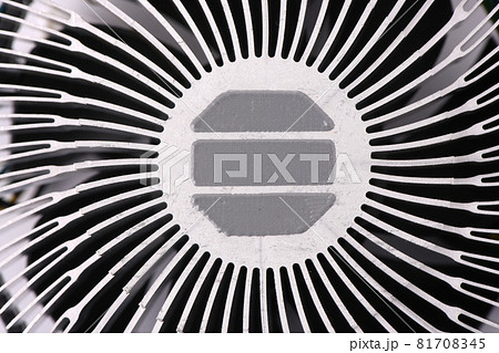 Aluminum radiator with for cooling of computer processor. Aluminum radiator with for cooling of computer processor. 81708345