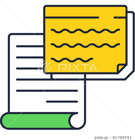 Document icon vector paper with note information Document icon vector paper with note information 81708591